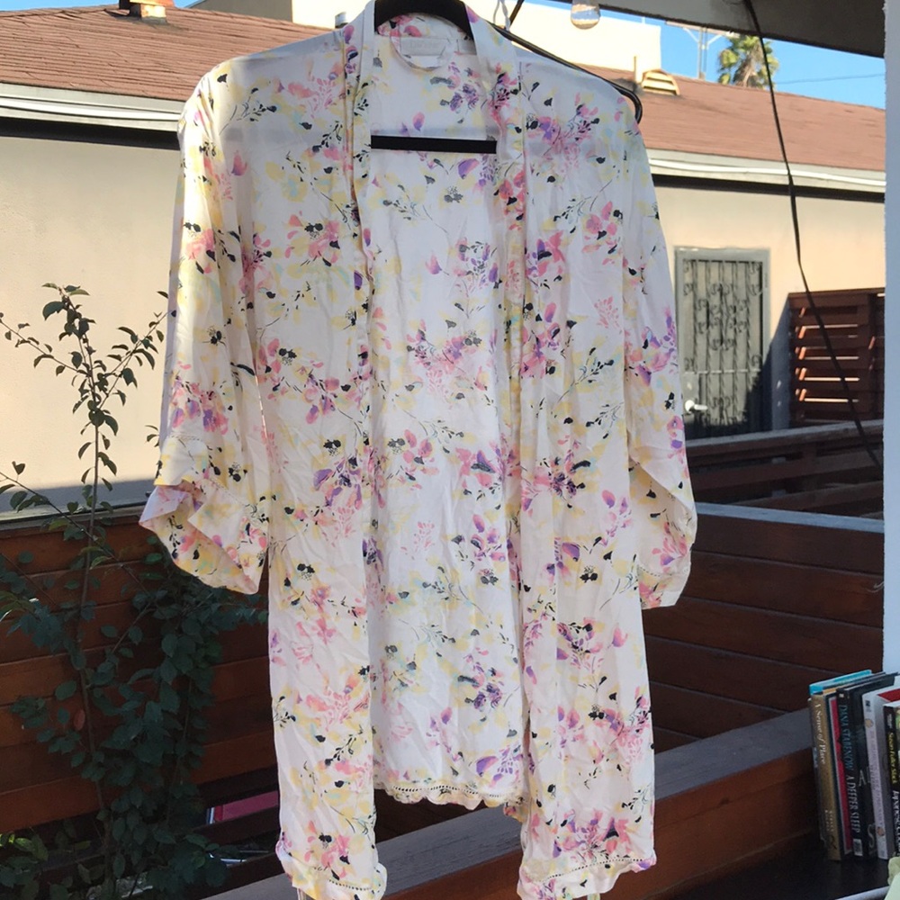 Nordstrom lingerie floral robe
